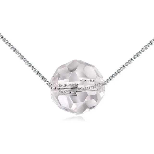 Fashion Round Crystal Beads Necklace for Women
