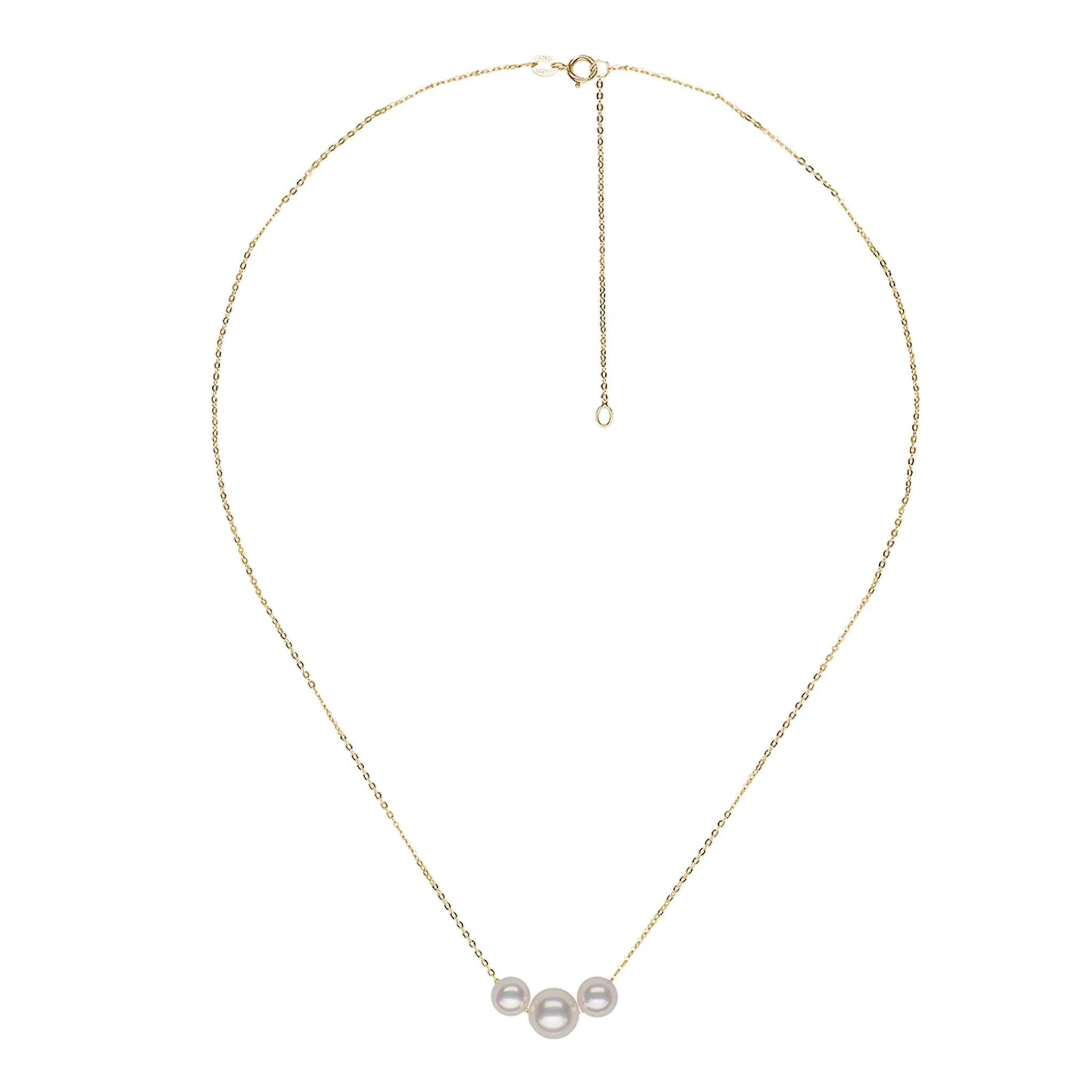 Floating Akoya Pearl Pendant