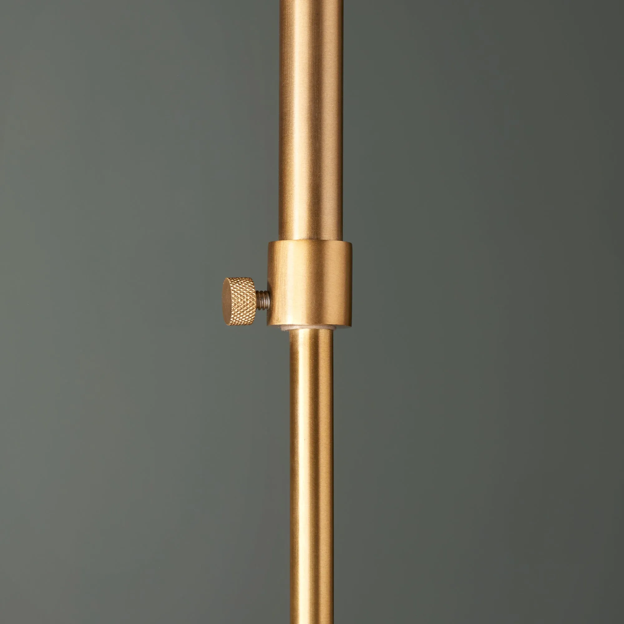Frank chandelier in brass and glass