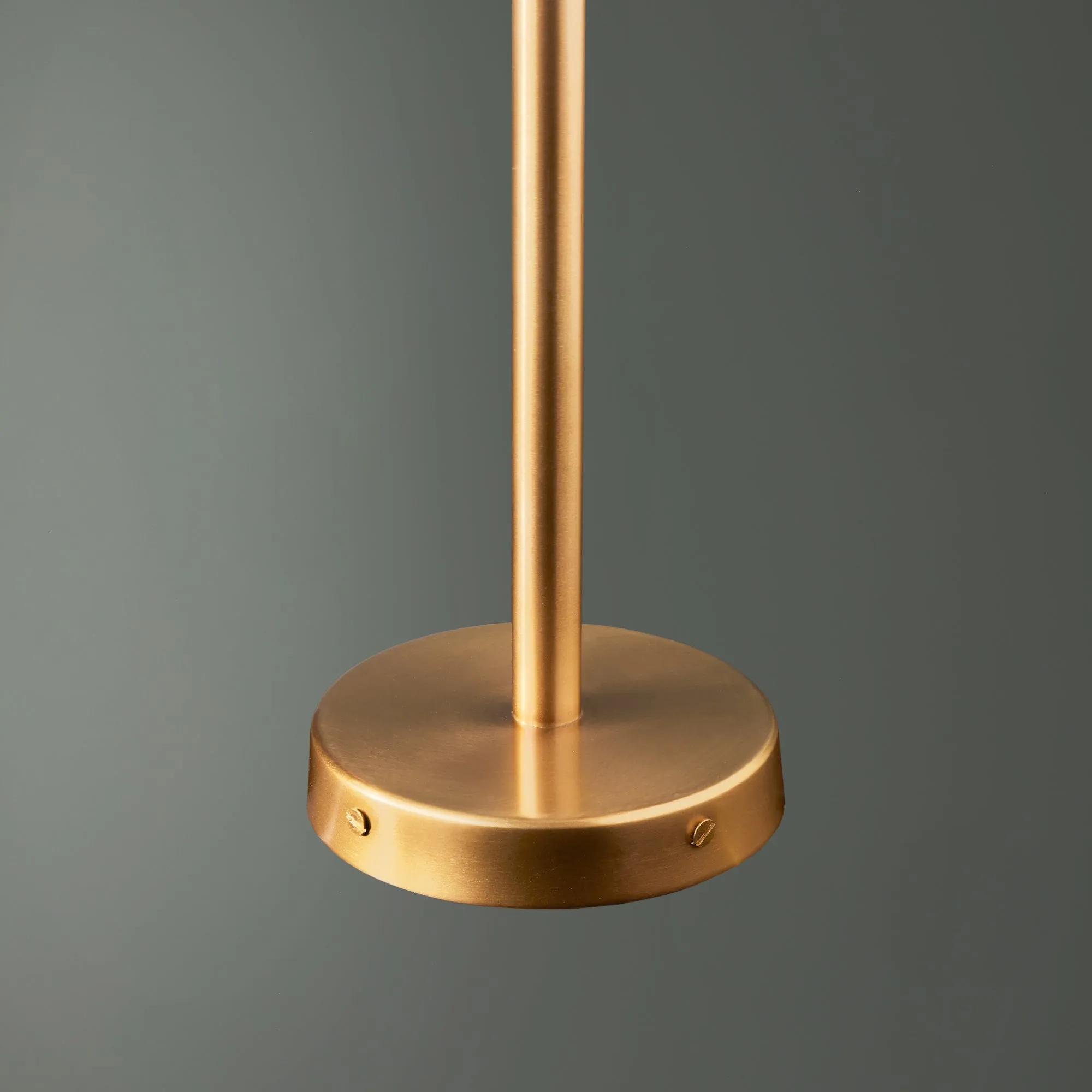 Frank chandelier in brass and glass