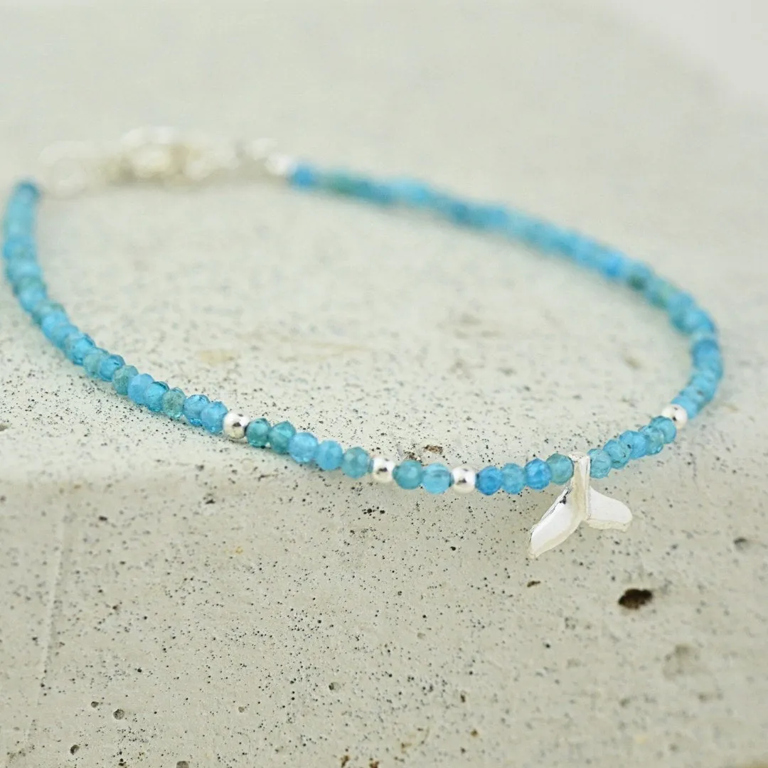 Gemstone Whale Tail Bracelets