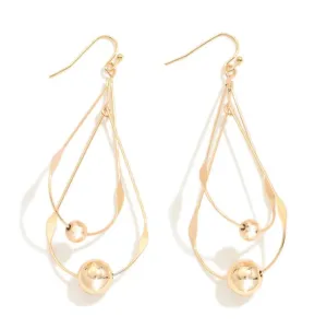 Gold Chandelier Drop Earrings