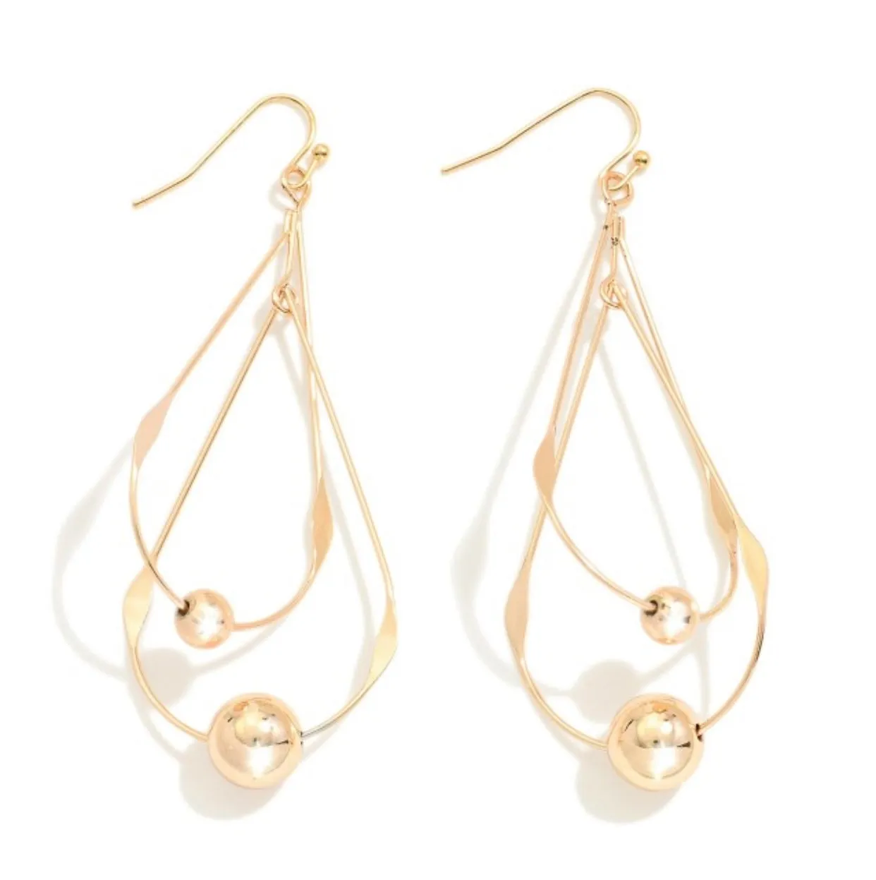 Gold Chandelier Drop Earrings