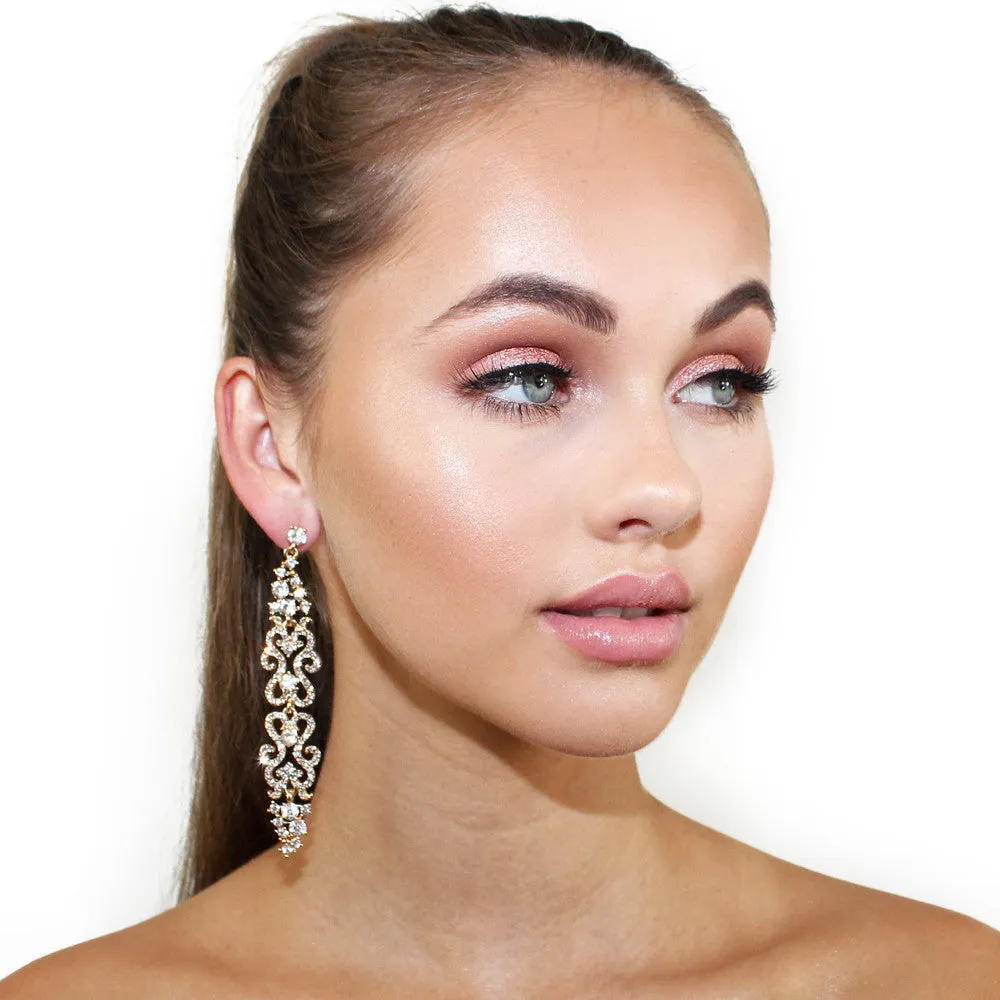 Golden Fairy Light Earrings