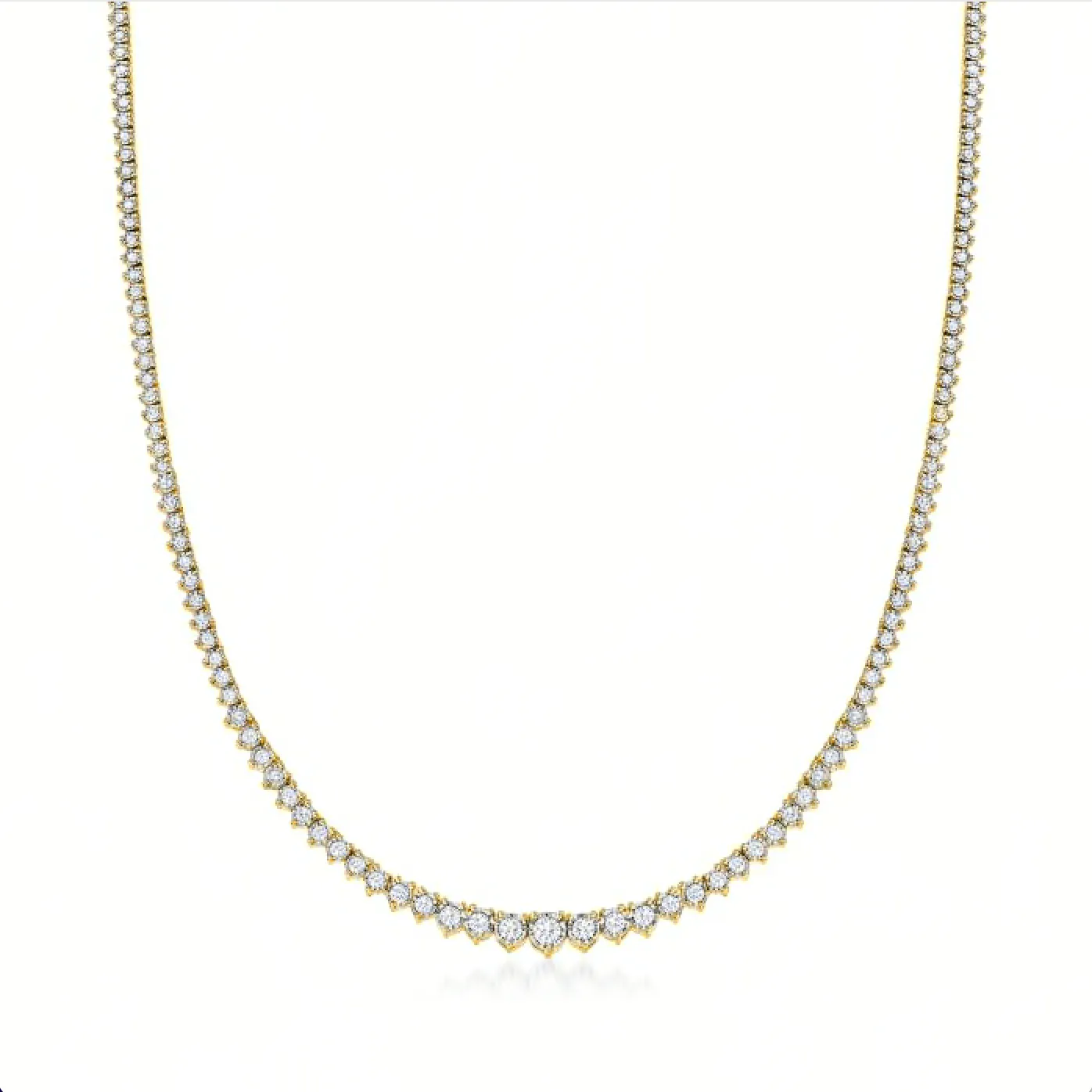 Graduated Diamond Rivera necklace 5.50cts