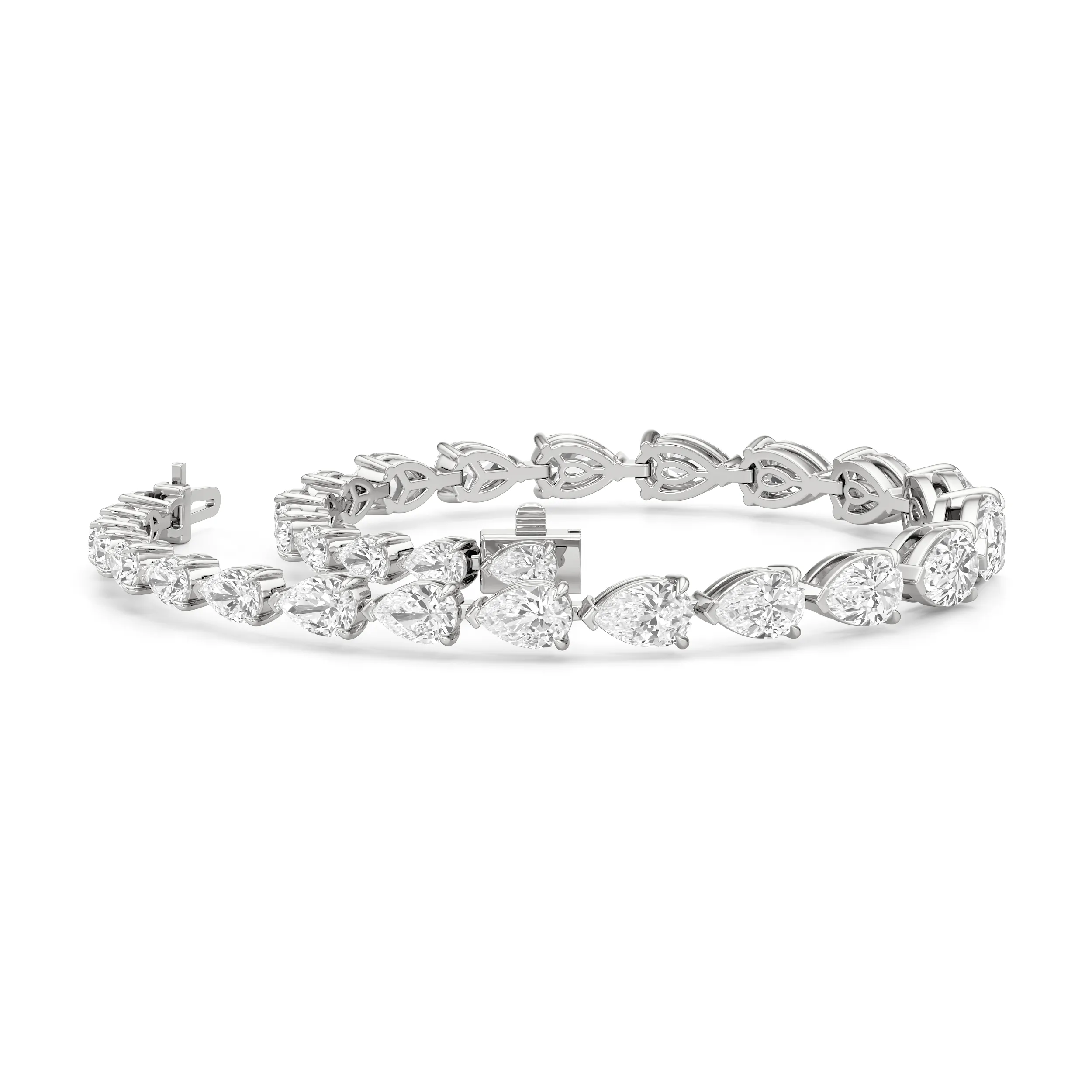 Graduating Pear Tennis Bracelet