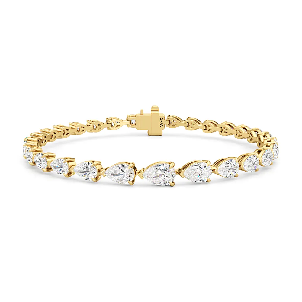 Graduating Pear Tennis Bracelet