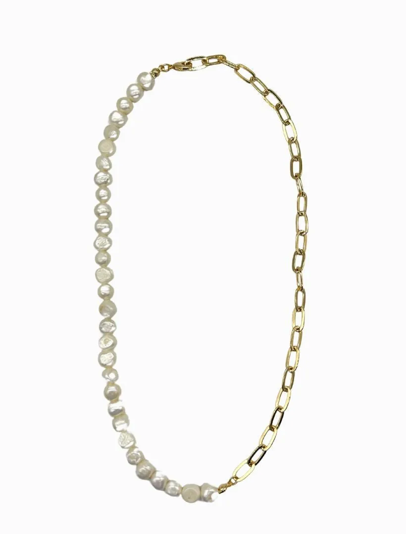 Half Pearl Necklace