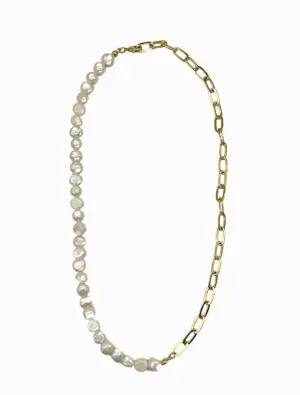 Half Pearl Necklace