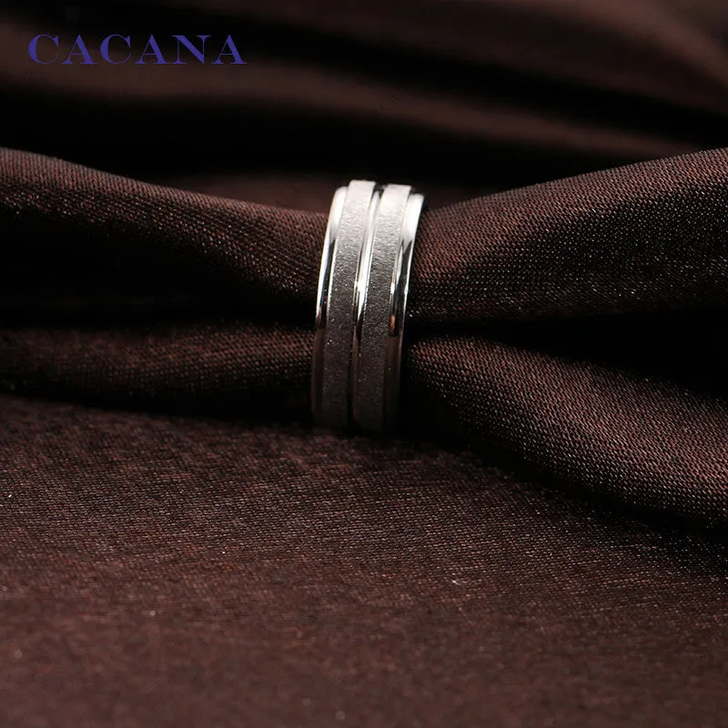 His & Hers Stainless Steel Wedding Bands