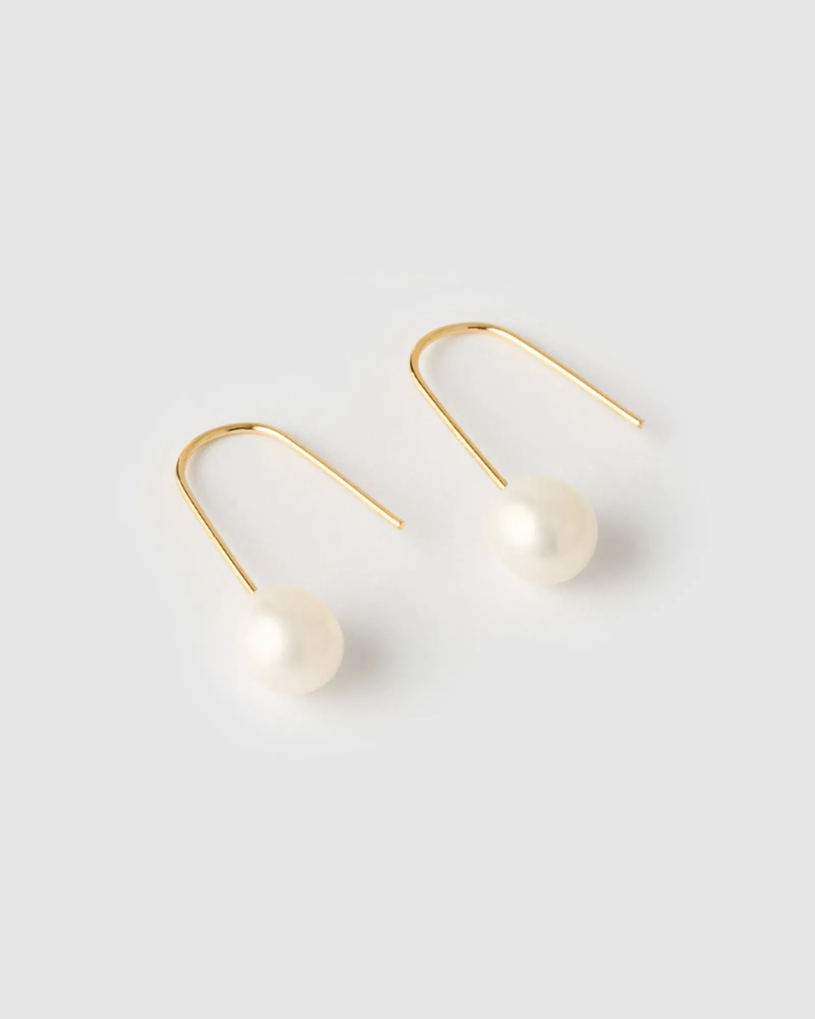 Izoa Daphne Earrings Gold Pearl