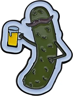 Jar of Pickles Enamel Pins for Women, Men, Teenagers, Cute Brooches DIY Jewelry Accessories for Clothes Backpacks