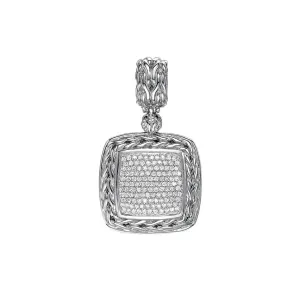 John Hardy Classic Chain Diamond Enhancer 3/4ctw