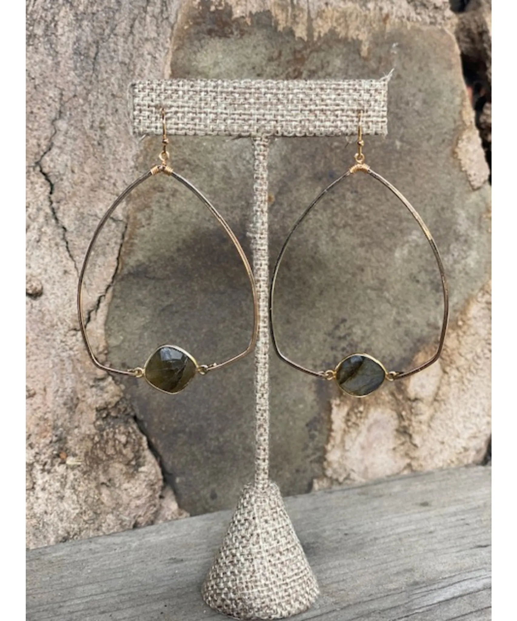 Katia Earrings - Grey