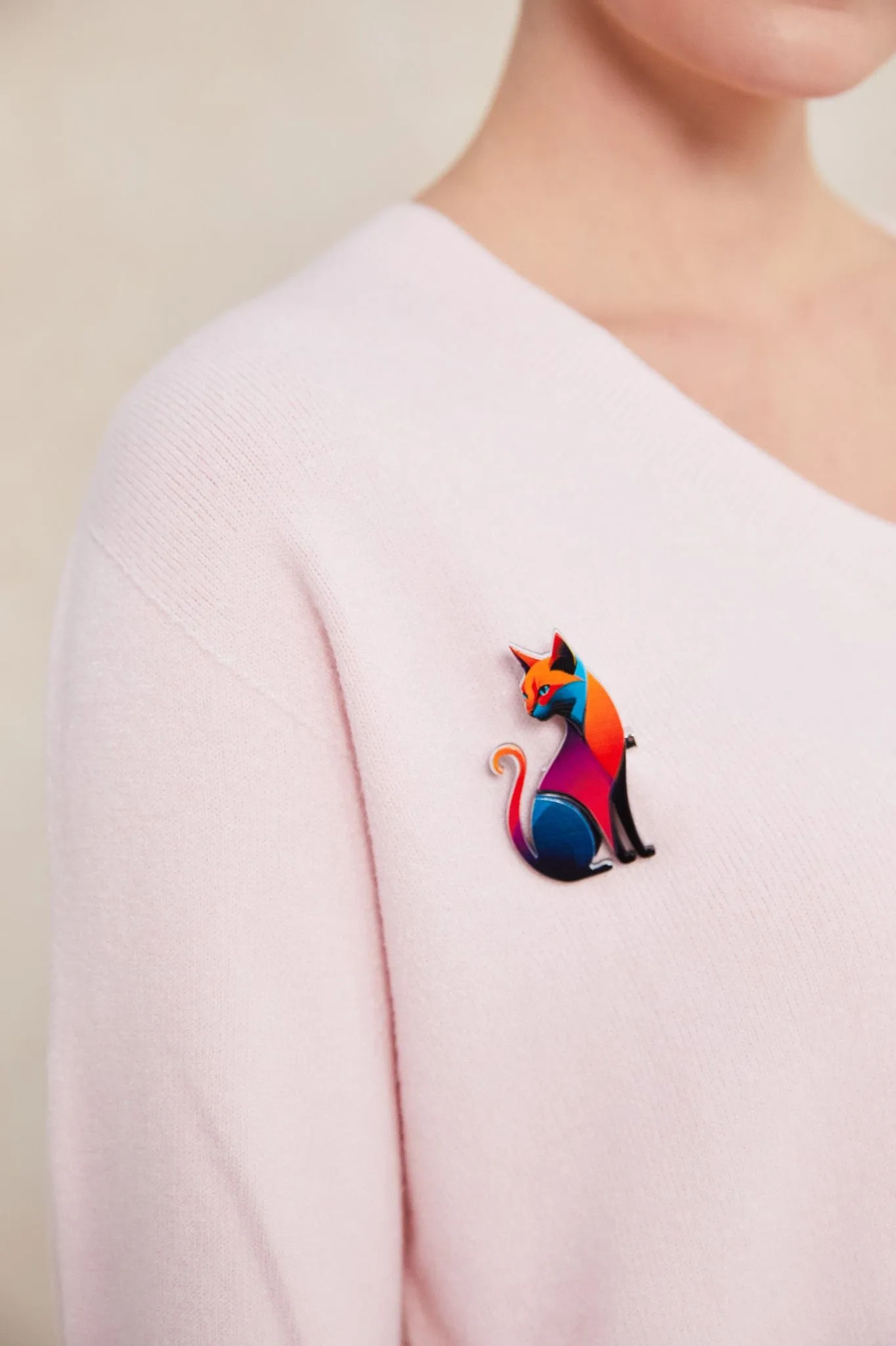 Kitty Brooch