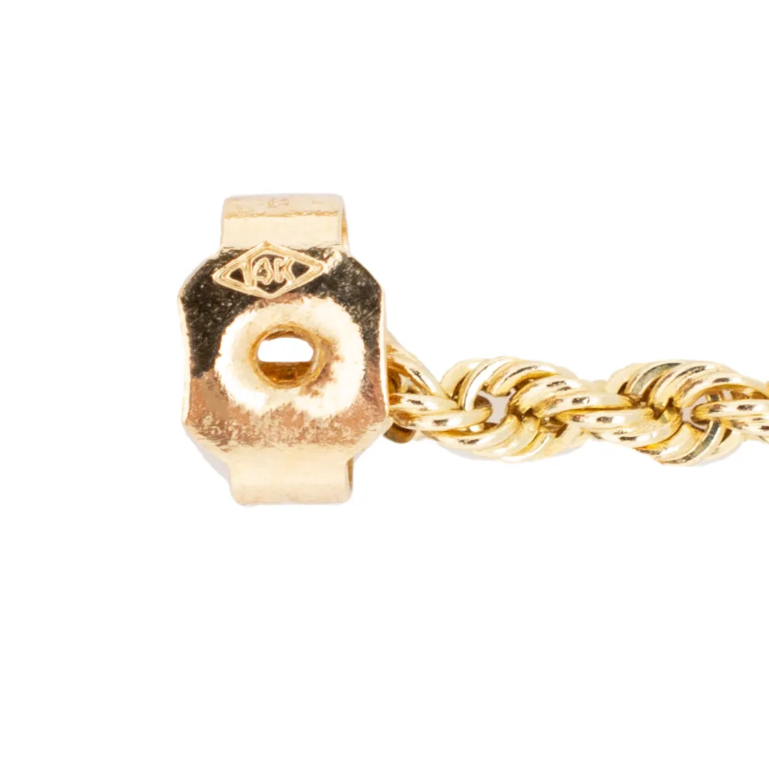Ladies 14K Yellow Gold Earrings
