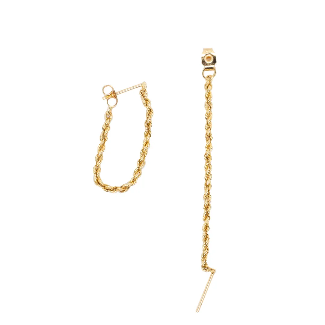 Ladies 14K Yellow Gold Earrings