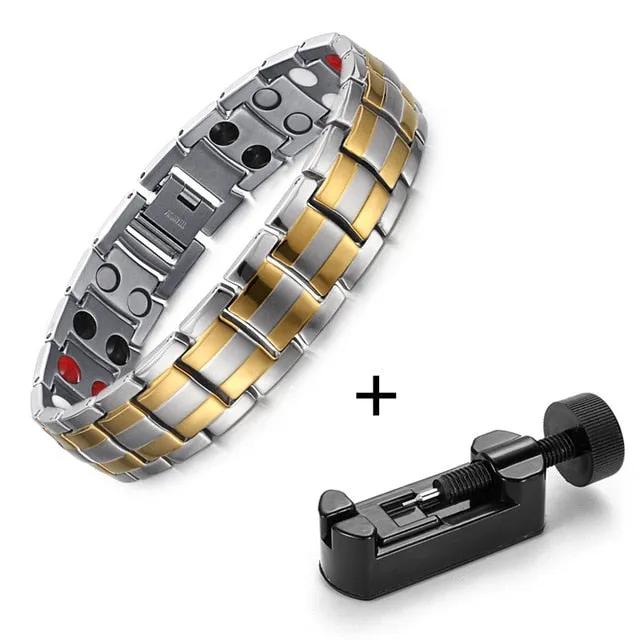 Large 5 Colors FIR Magnetic Titanium Bracelet For Men