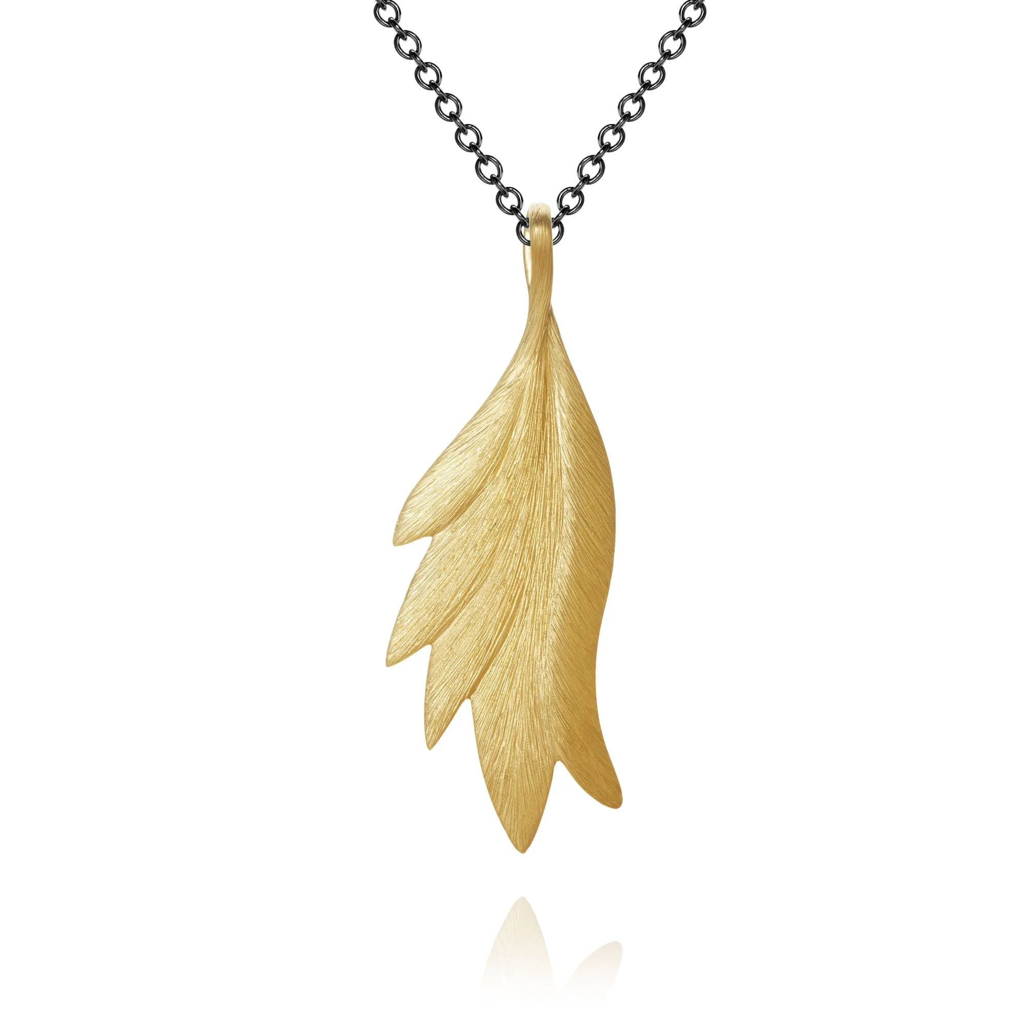 Large Aura 18K Gold Necklace