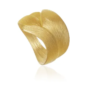 Large Aura 18K Gold Ring