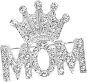 LIFKOME Mother's Day Brooch Brooches for Women Decorative Pin Funny Enamel Mom Pin Clothing Lapel Pin Mom