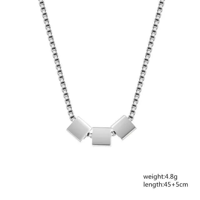 LN019 Lost Money Promotions Free shipping Beautiful fashion Elegant silver color charm chain bead pretty Necklace jewelry ,