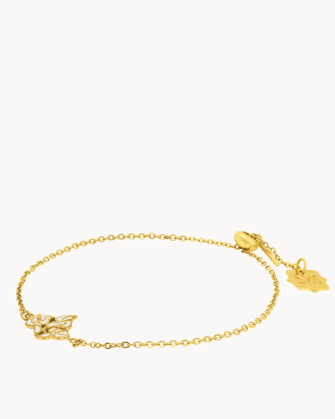May Lily Birth Flower Bracelet