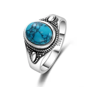 Natural Turquoise Vintage Fine Jewelry Ring