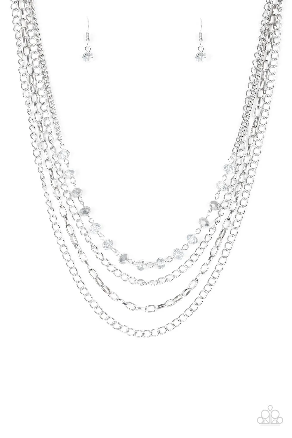 Necklace Extravagant Elegance - Silver