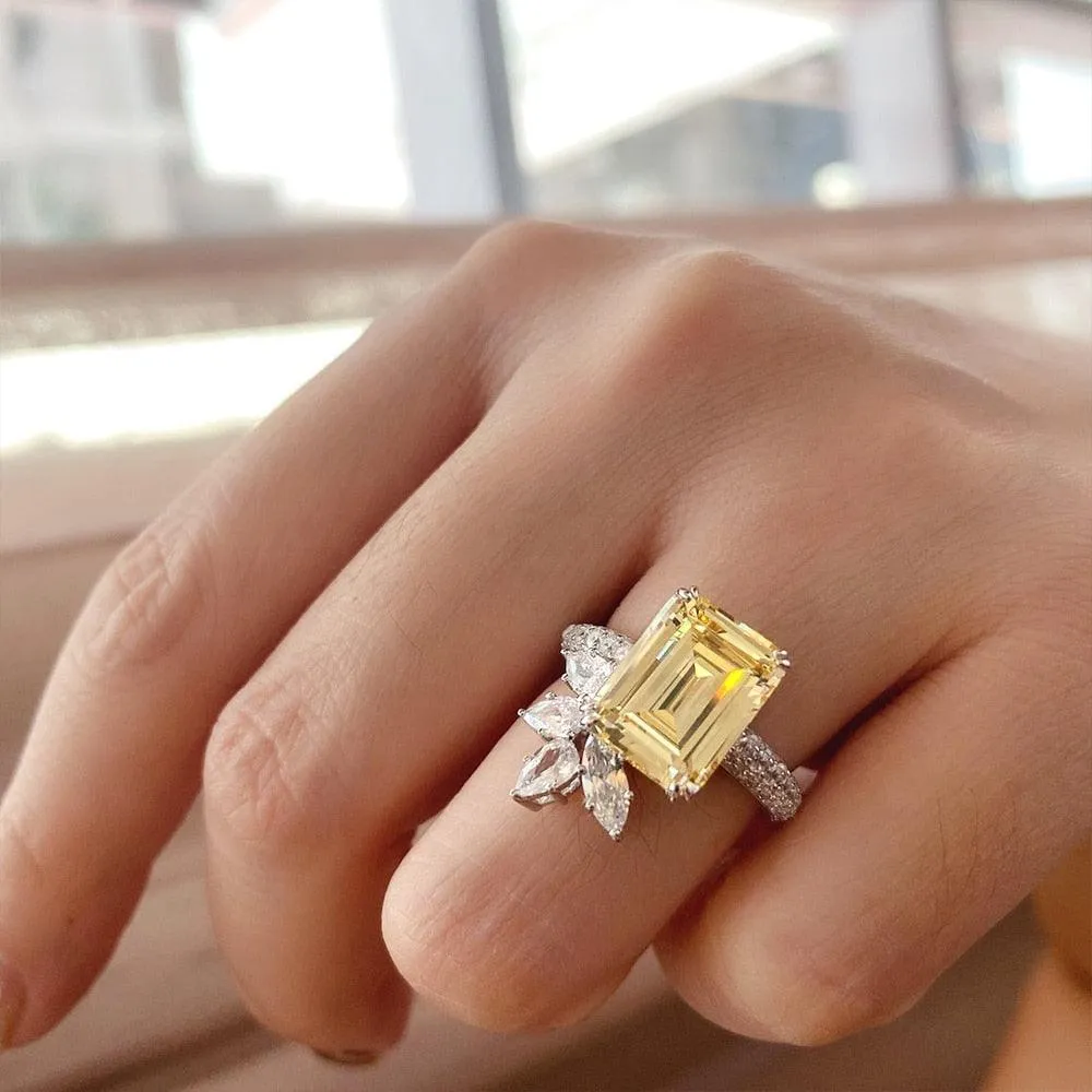 New Arrival Luxury Women AAA  Quality Cubic Zirconia Diamonds Fashion Ring