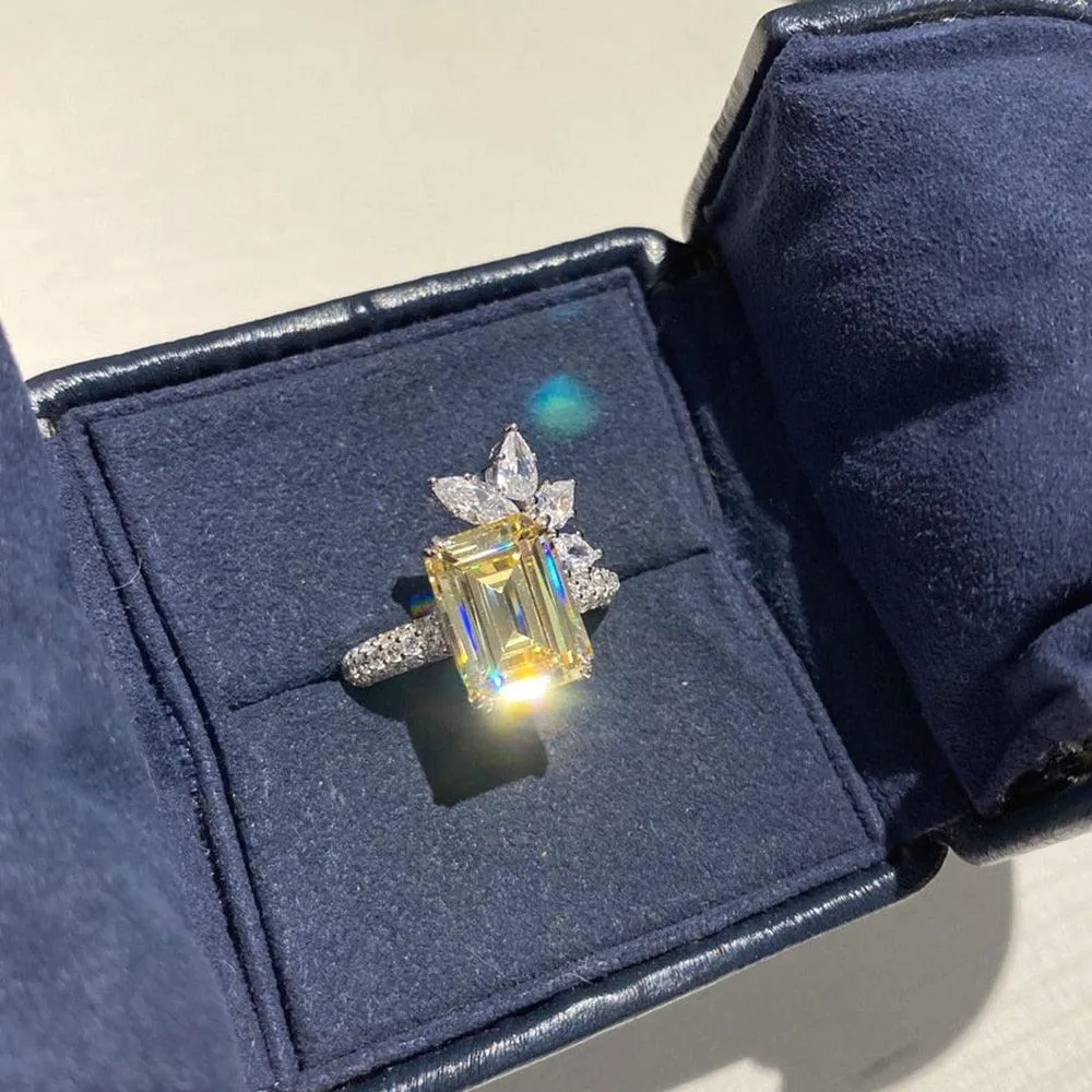New Arrival Luxury Women AAA  Quality Cubic Zirconia Diamonds Fashion Ring