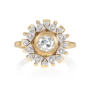 Parnasi Mandala Diamond Cocktail Ring