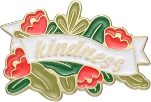 PERSIST Kindness Enamel Pins Custom Courage Bookworm Brooches Lapel Badges Flower Book Plant Jewelry Gift