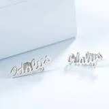 Personalized Simple Style Name Earrings