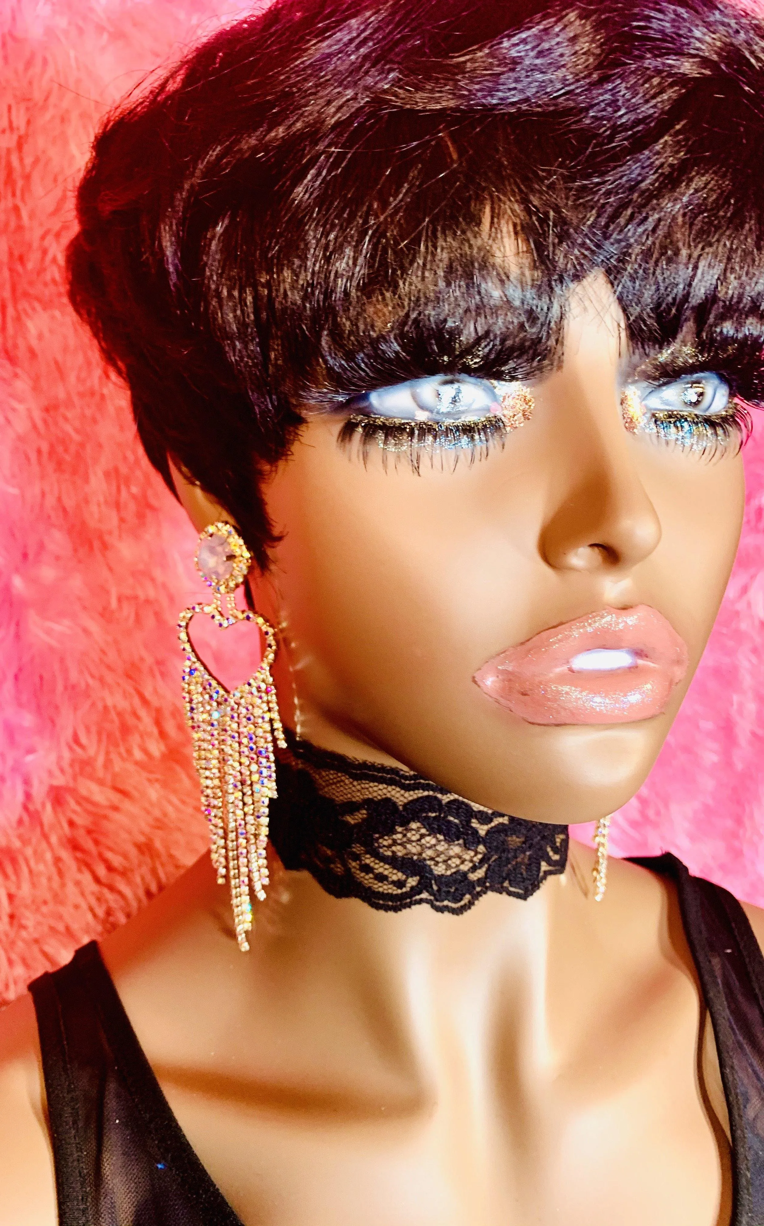 Purple Rain Chandelier Earrings