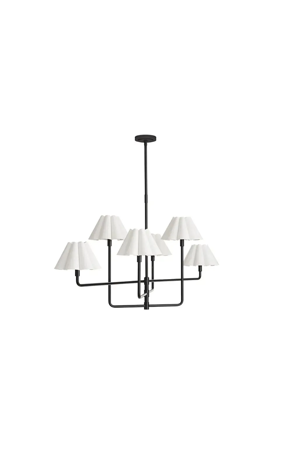 Regina Andrew Polly Chandelier - White - 2 Finishes