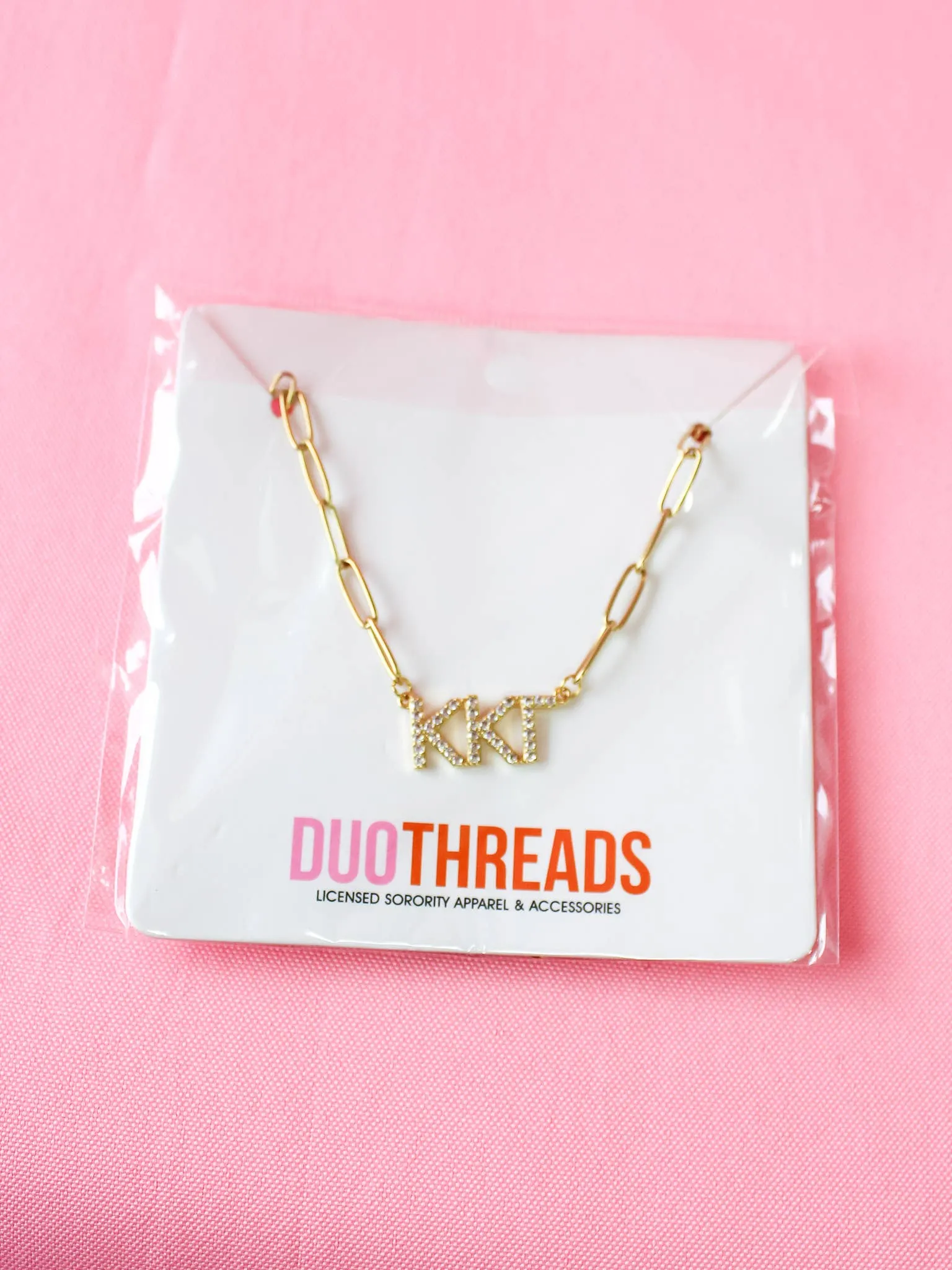 Rhinestone Sorority Necklace