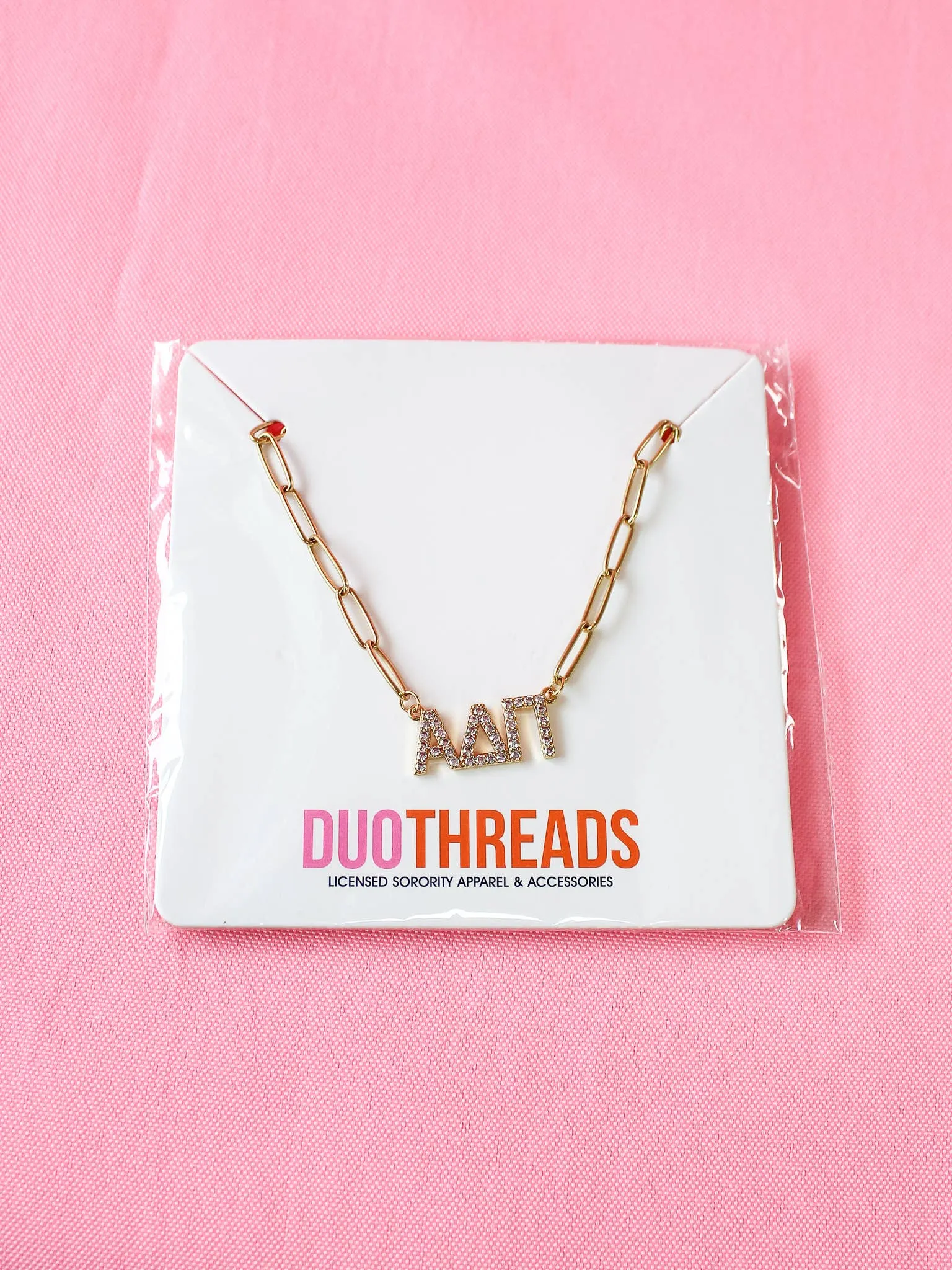 Rhinestone Sorority Necklace