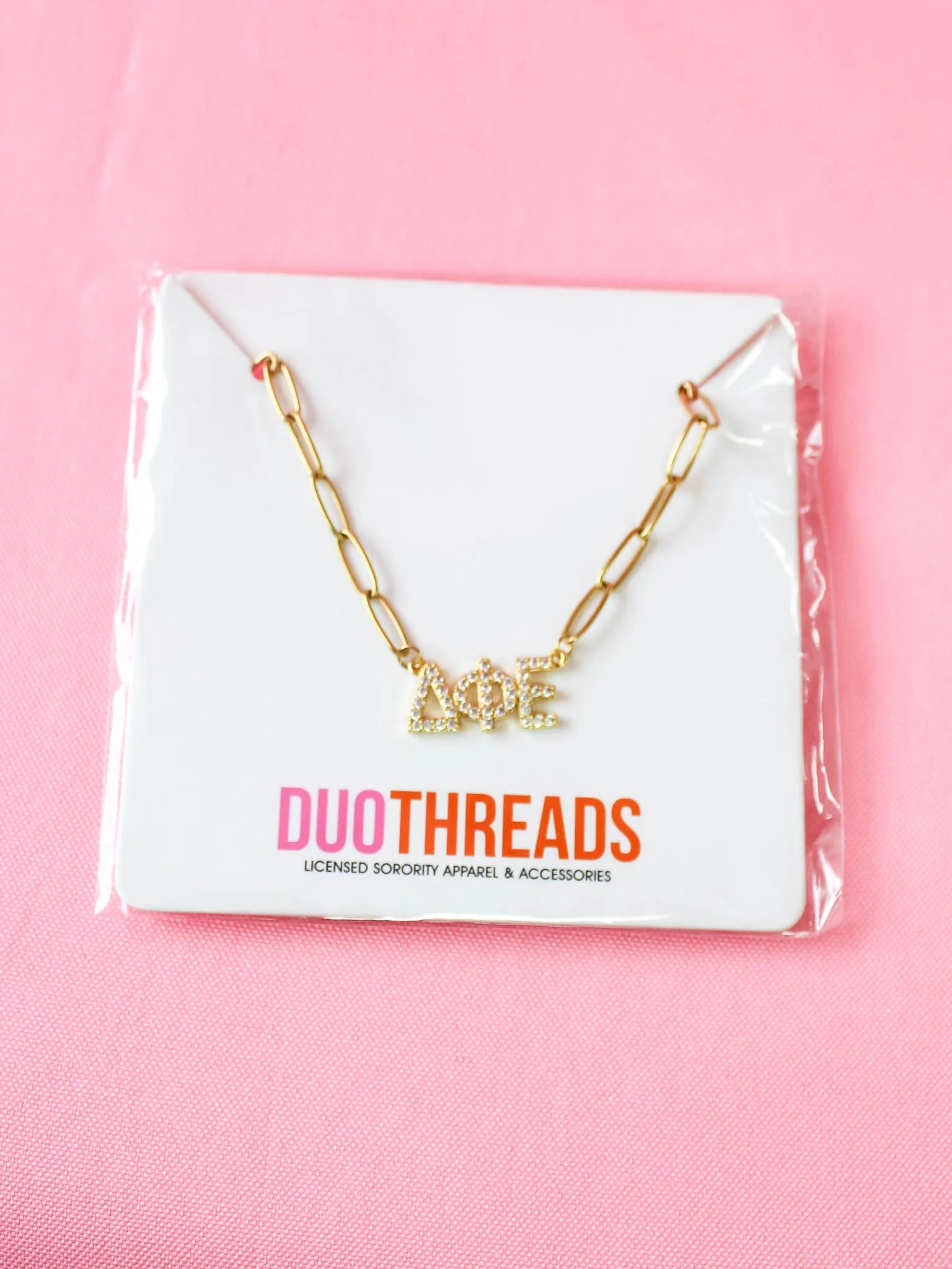 Rhinestone Sorority Necklace