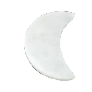 Selenite Half Moon Plain Charging Plate