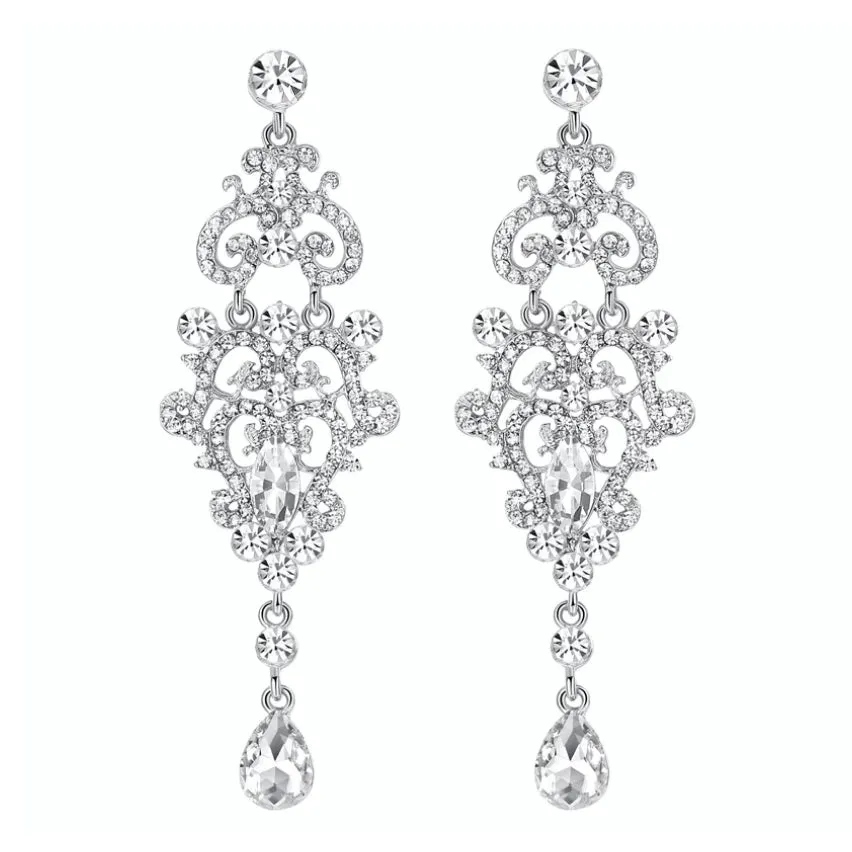 Silver Chandelier Earrings