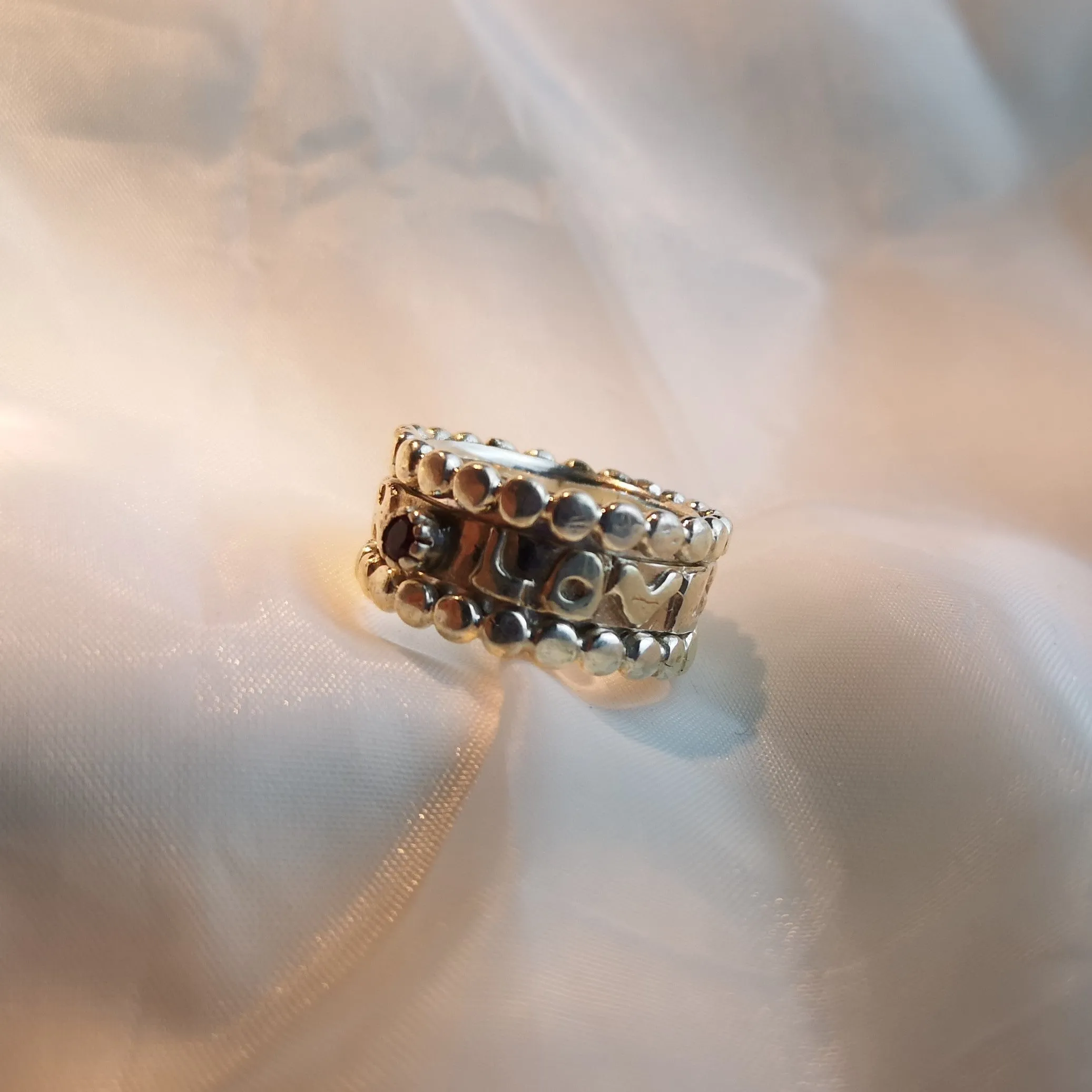Silver Love Ring