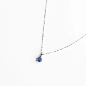 Silver Tiny Sapphire