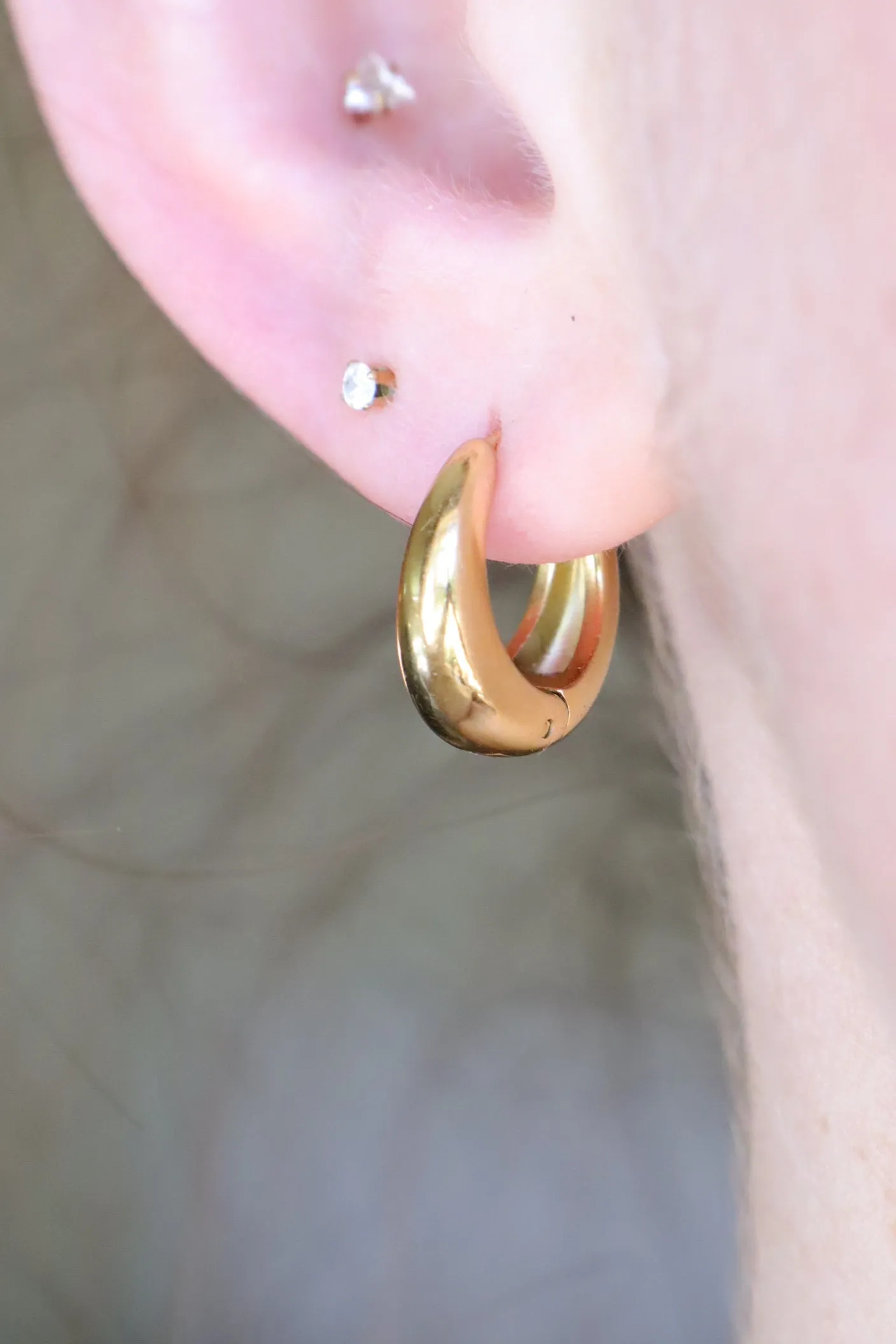 Simple Gold Hoops