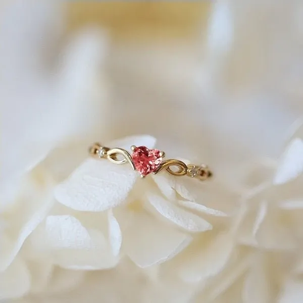 Simple Heart Shaped Rings | Womens Jewelry Rings