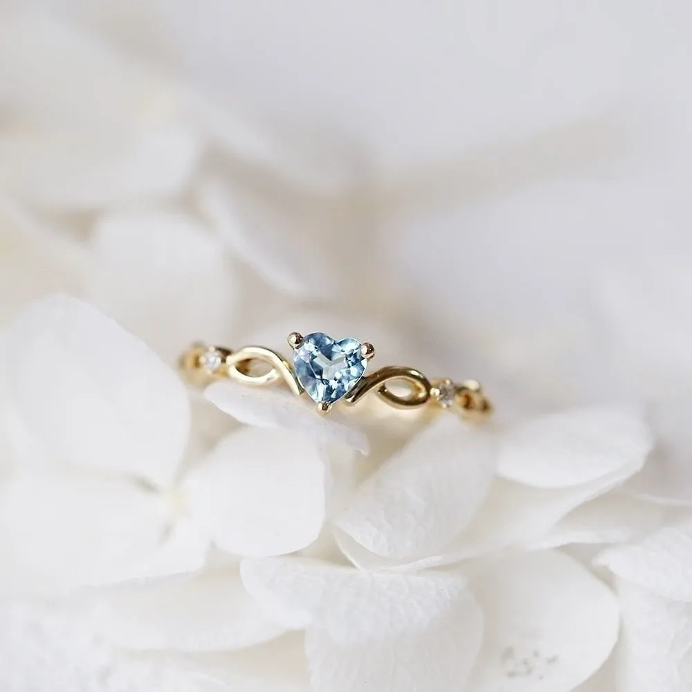 Simple Heart Shaped Rings | Womens Jewelry Rings