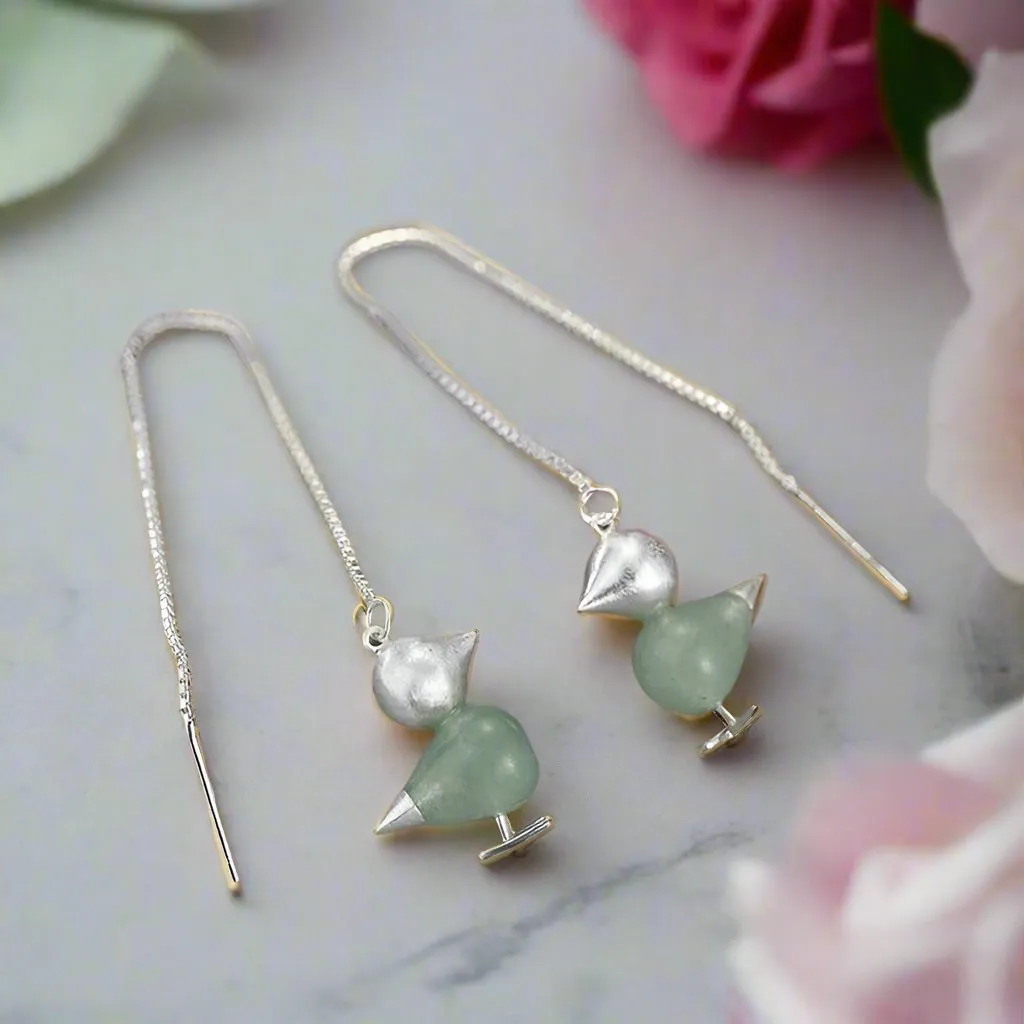 Simple Lovely Bird Dangle Earrings