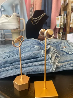 Simple Snap Hoop Earrings