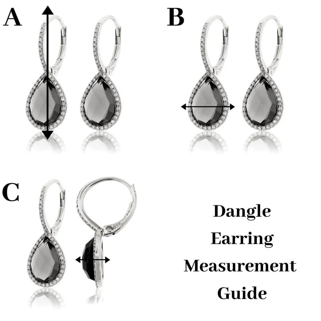 Simple Sweep Faceted Amethyst Earrings