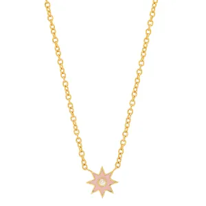 Single Star Enamel Pendant